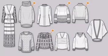 服裝工業(yè)款式圖 你真的會(huì)畫嗎 200張對(duì)照?qǐng)D 教你如何正確理解 時(shí)裝平面款式圖 附 時(shí)裝款式圖畫法