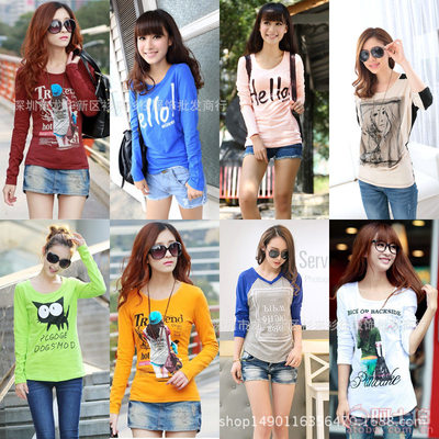 【自主品牌秋季網(wǎng)絡爆款地攤趕集女裝長袖t恤廣州尾貨1元2元服裝廠家直銷批女裝長袖T恤】深圳市龍華新區(qū)衫來衫往服飾批發(fā)商行 - 產品庫