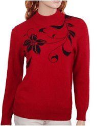 紅色 - 鄂爾朗琪 / 毛衣、針織衫 / 女裝 - 服飾箱包 - 亞馬遜